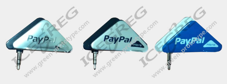 PayPal产品哑光电镀+丝印与高光+雷雕
